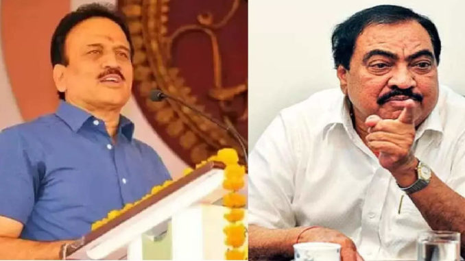 'You go to temple, prasad gets over, you come out, slippers are stolen': BJP MLA taunts NCP leader Eknath Khadse