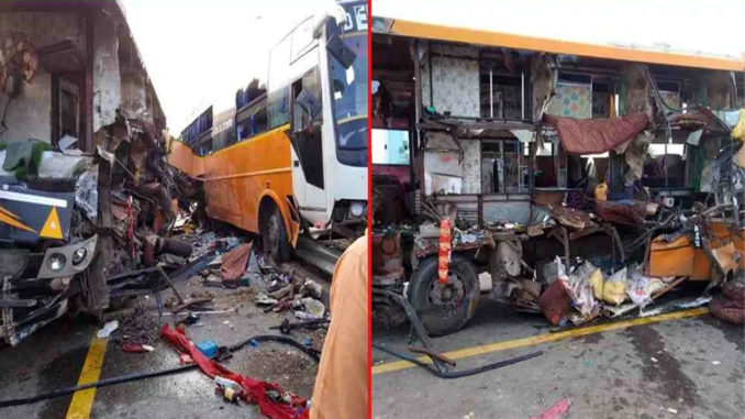 Uttar Pradesh: Double-decker buses collide on Purvanchal Expressway, 8 dead