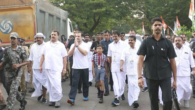 Rahul Gandhi flags off 13th day of Congress' Bharat Jodo Yatra; 225 km covered so far