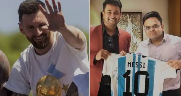 Lionel Messi sends his signed World Cup jersey to Jay Shah, BCCI general secretary poses with UNEXPECTED prized possession