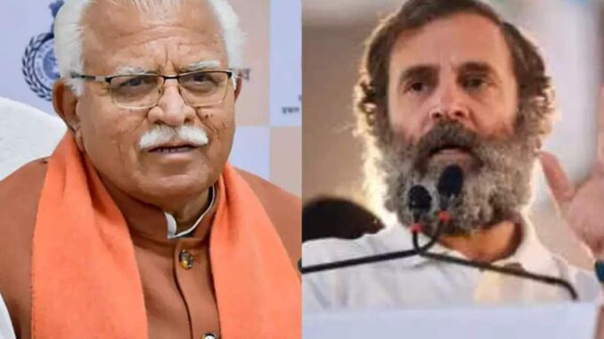 'He remains a Pappu': Haryana CM slams Rahul Gandhi for calling RSS 'Kauravas'