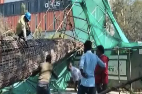 BREAKING: Under construction metro pillar collapses in Karnataka's Bengaluru, 2 dead