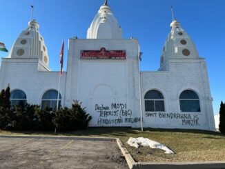 Canada Hindu Temple Attack: Ram Temple Defaced With Anti-Modi Slogans in Mississauga; India Demands Action