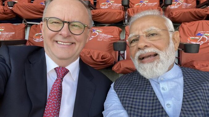 Australia vs India: PM Modi Watches 4th Test With Aussie Counterpart, Calls Cricket 'A Common Passion'