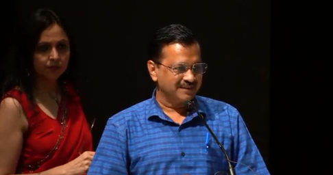 'Modi, Modi' Slogans Heckle Kejriwal's IP University Speech, He Hits Back With '70 Years' Jibe