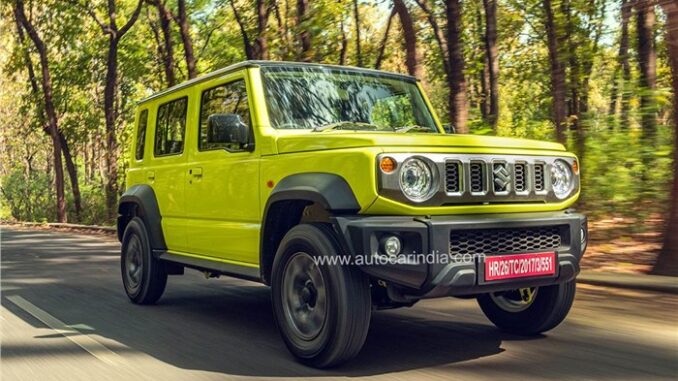 Maruti Suzuki Jimny 5-Door Off-Road SUV Launched in India, Prices Start At Rs 12.74 Lakh