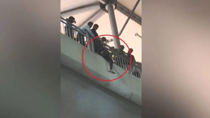 CISF Personnel Saves Woman Attempting Suicide At Hyderabad International Airport: Watch