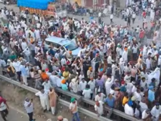 Protesting Farmers In Haryana's Kurukshetra Block Highway To Delhi