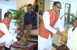 MP CM Shivraj Washes Feet Of Sidhi Urination Incident Victim, Apologises To Him