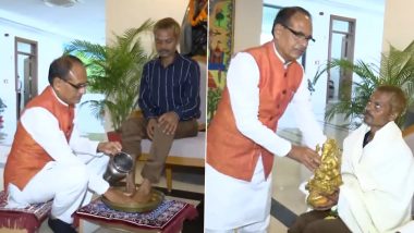 MP CM Shivraj Washes Feet Of Sidhi Urination Incident Victim, Apologises To Him