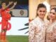 India Captain Sunil Chhetri’s Pregnant Wife Sonam Bhattacherjee Jumps In Joy As Husband Scores In Penalty Shootout Vs Kuwait In SAFF Championship Final