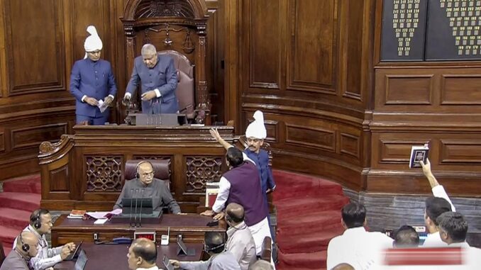 AAP MP Sanjay Singh Suspended From Rajya Sabha For Remaining Monsoon Session