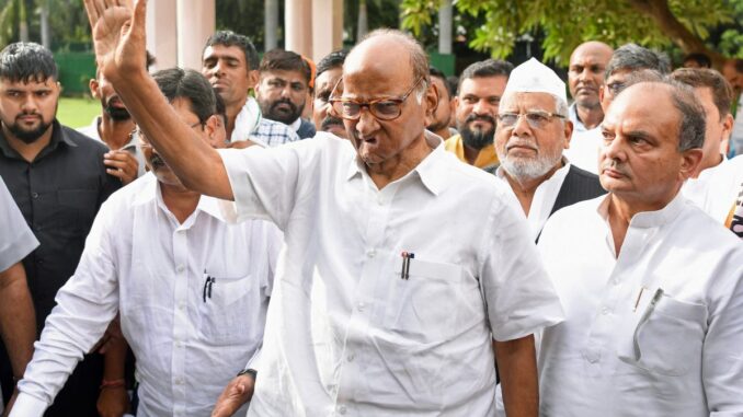 Sharad Pawar To Attend Joint Opposition Meet In Bengaluru Tomorrow