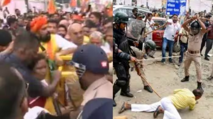 BJP Leader Killed During 'BRUTAL' Lathicharge Amid Protests In Patna, Bihar Police Denies