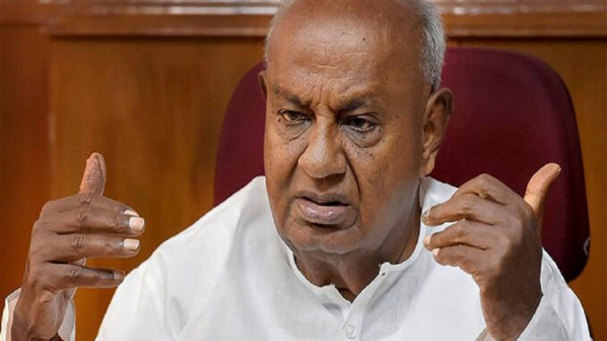 HD Deve Gowda Says His Party Will Contest Lok Sabha Polls Independently