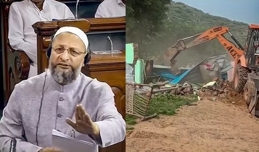 Asaduddin Owaisi Slams Haryana Govt’s Bulldozer Action In Nuh, Calls It 'Collective Punishment'