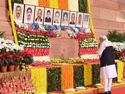 PM Modi, Amit Shah, Other Leaders Pay Homage To 2001 Parliament Attack Martyrs