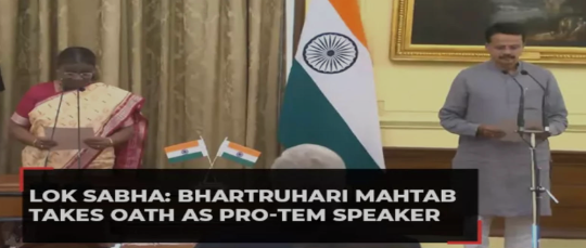 Lok Sabha Session: Prez Droupadi Murmu Administers Oath To B Mahtab As Pro-Tem Speaker