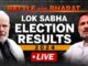 Lok Sabha Chunav Result 2024 LIVE Updates: NDA (296) - IND (229); No Single Party Majority For BJP