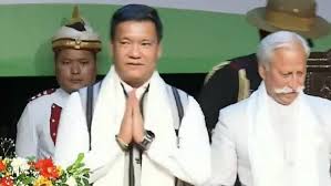 Pema Khandu Sworn In As Arunachal Pradesh CM For Third Consecutive Term