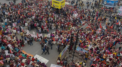 Bharat Bandh Today: Police, Protestors Clash In Patna; Road, Rail Services Disrupted In Odisha