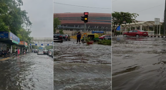 Weather: दिल्ली-एनसीआर में बारिश से सड़कें पानी से हुई लबालब, जलभराव से परेशान लोग; जाम में फंसे यात्री