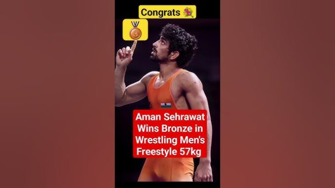 Paris Olympics 2024: Aman Sehrawat Wins Bronze Medal For India In 57kg Wrestling Category