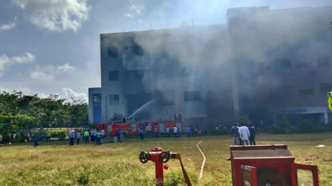 Atleast 17 Dead, 33 Injured Dead In Major Fire In Pharma Unit In Andhra Pradesh