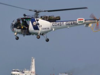 Coast Guard Helicopter Crashes Off Gujarat Coast, Search For 3 Missing Crew Members On