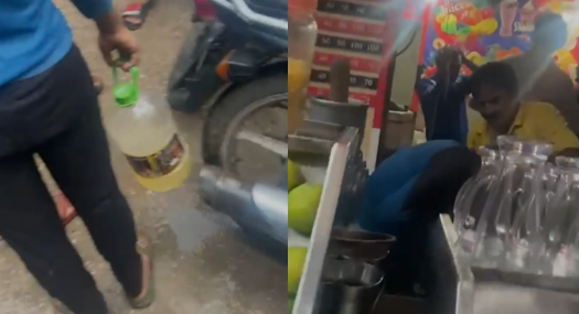 Shocking Ghaziabad Juice Scandal: Vendor Caught Serving Drinks With Human Urine - Outraged Locals Expose The Horror