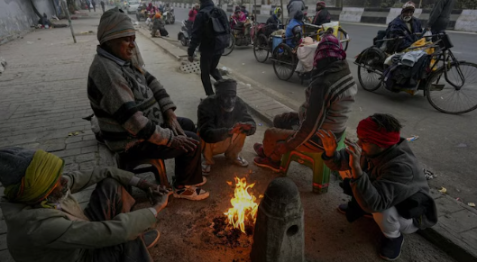 Delhi Weather: Homeless Seek Night Shelters As Mercury Drops To 8°C