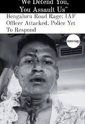 'If Law Doesn’t Help Me...': Indian Air Force Officer Assaulted, Wife Abused In Bengaluru In Road Rage Incident