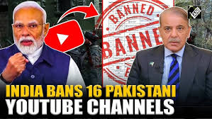 16 Pakistani YouTube Channels Banned By India For Misleading Content On Indian Army, Security Agencies