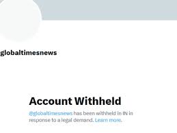 India Blocks Chinese State Media Global Times' X Account Over Disinformation