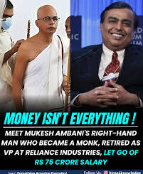 From Earning Rs 75 Crore Salary To Becoming Jain Monk -- Meet Prakash Shah, Mukesh Ambani Close Aide Who Left Worldly Comforts For Spiritual Pursuits Prakash