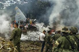 Colombian military aircraft crash: Death toll rises to 66, dozens injured