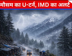 अचानक आई गर्मी के बाद फिर गिरा पारा... मौसम के U-टर्न पर IMD ने जारी किया 10 राज्यों में अलर्ट
