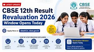 CBSE Class 12 Revaluation 2026: Application window opens today; Check fees, process, and guidelines