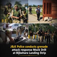 Amarnath Yatra 2026: Anantnag Police conduct grenade attack response mock drill at Bijbehara landing strip