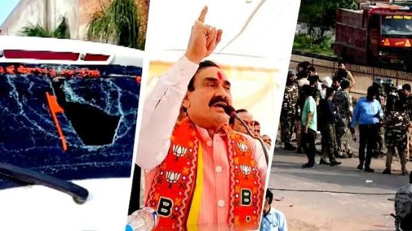 Highway blocked for 12 hours, stones pelted: MP Minister Narottam Mishra's supporters erupt over Datia poll ticket snub
