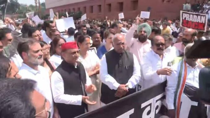 NEET paper leak row sparks face-off between NDA and INDIA bloc at Parliament