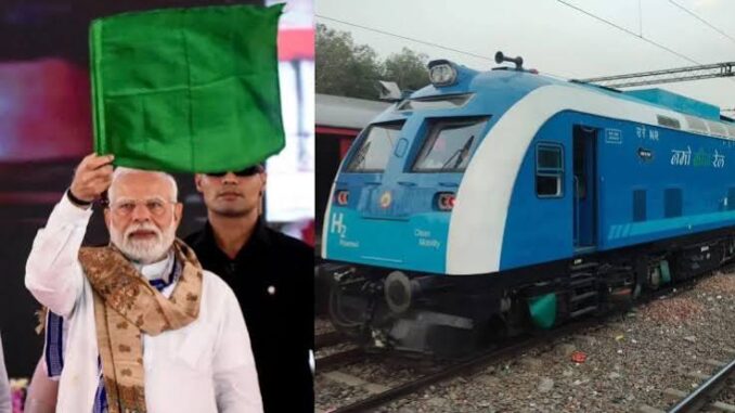 PM Modi launches India’s first Hydrogen train on the Jind-Sonipat route