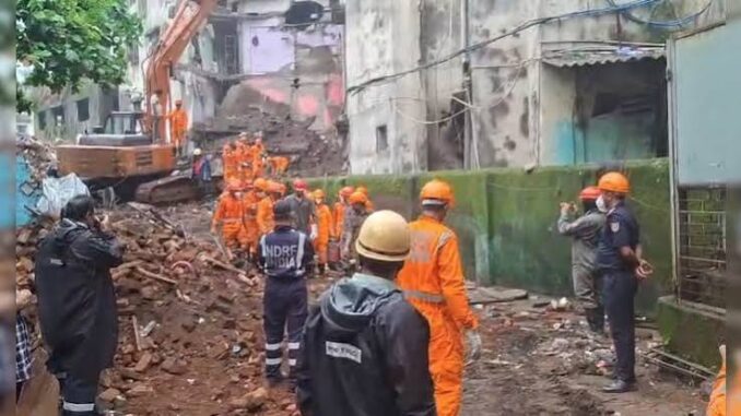 Tragedy in Thane: Death toll rises to nine as four-storey building collapses in Bhiwandi, rescue operations underway