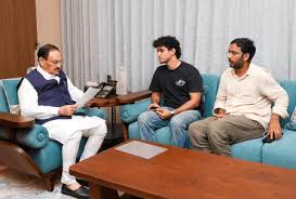 Why did the government choose Health Minister JP Nadda to lead talks with CJP leaders?