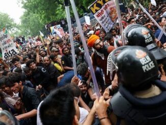 No excessive force during CJP student protest: Delhi Police cites violence and 30,000 crowd