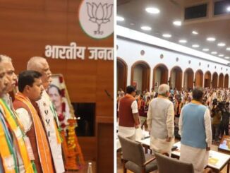 BJP passes resolution on Vande Mataram; targets Congress over 2-stanza rule