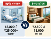 प्राइवेट अस्पतालों के कमरे का '3-STAR किराया', आम मरीज पर कितना बोझ?