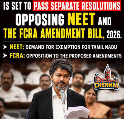 Tamil Nadu Assembly moves twin resolutions against NEET, FCRA amendment bill