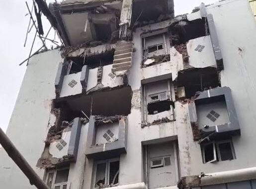 Two dead after under-construction building collapses in Hyderabad’s Madhapur