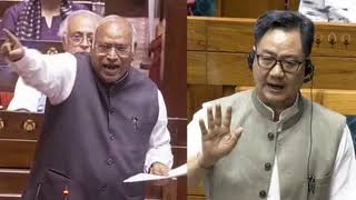 'आप भाग जाते हो...',खरगे-रिजिजू के बीच संसद में तीखी बहस; केंद्रीय मंत्री बोले- गृह मंत्री रात तक यहीं रहते हैं